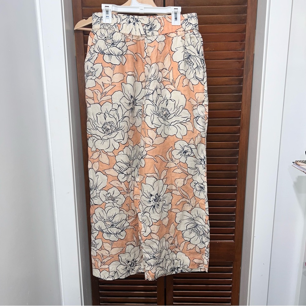 Rachel Zoe Linen Cropped WL pant